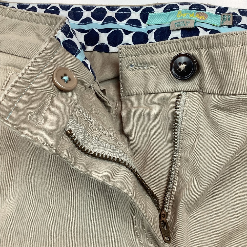 Boden 8” Flat Front Khaki Shorts - Picture 4 of 7